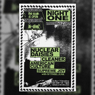 Nuclear Daisies Cleaner American Culture Supreme Joy DJ