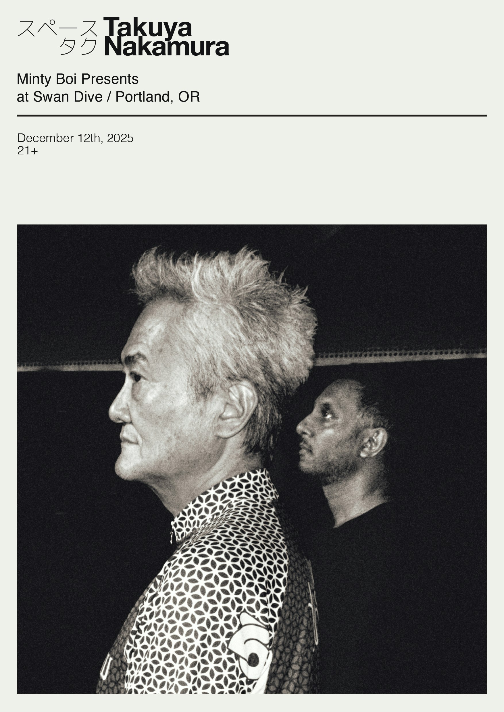 Takuya Nakamura Live in Portland Tickets | US$35.02 | Dec 12