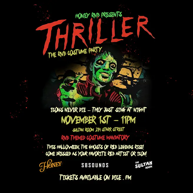 THRILLER: The R&B Costume Party By Honey RNB