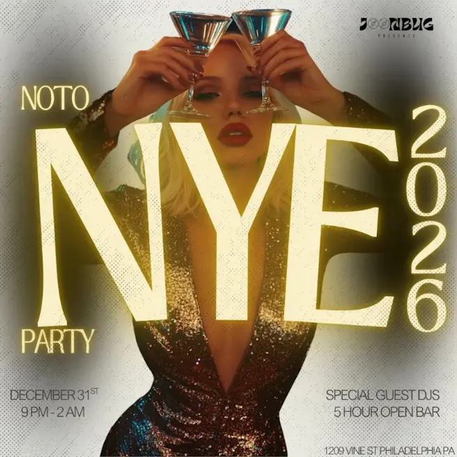 Philly’s Premier 2026 Countdown Party