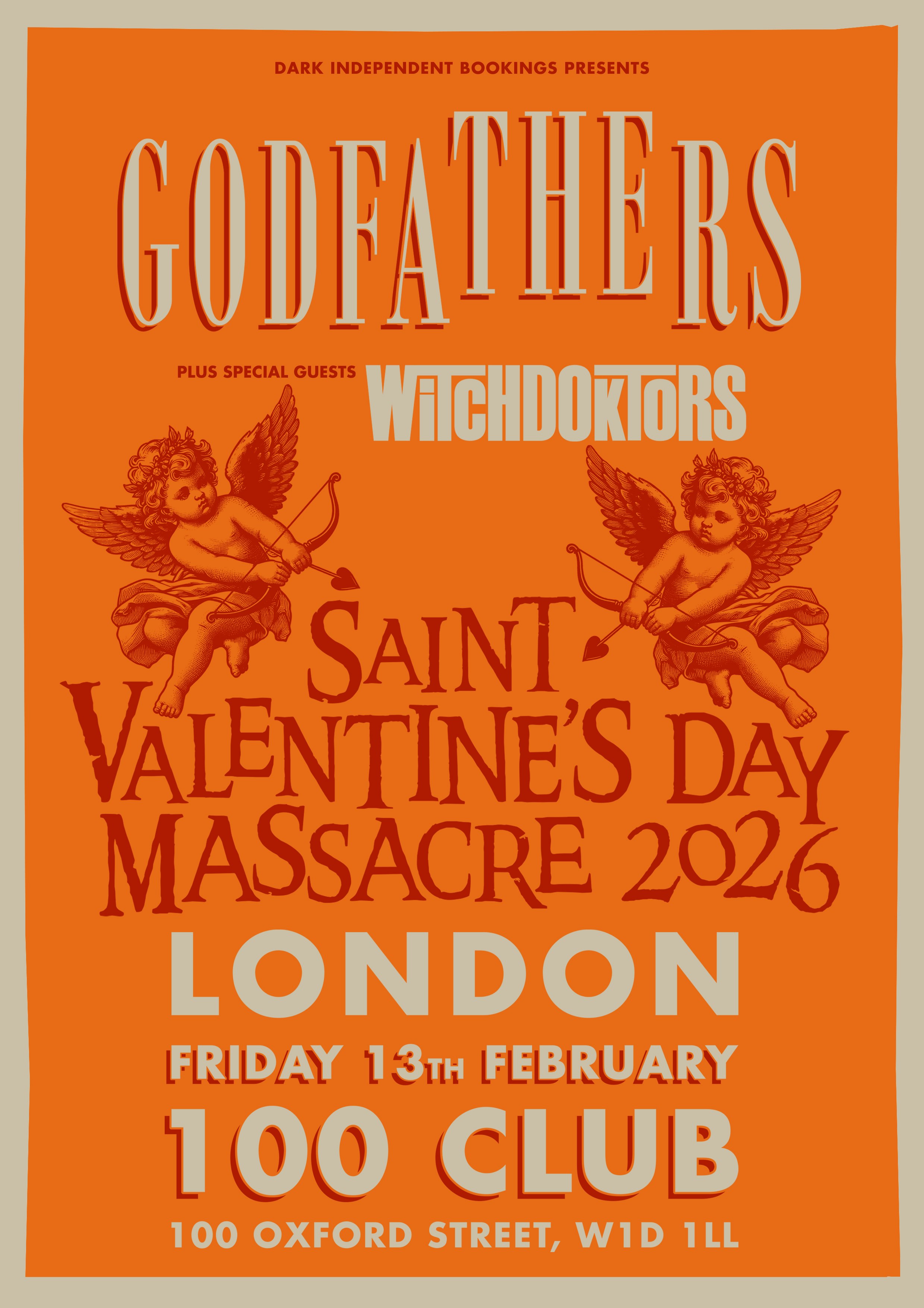 The Godfathers Tickets | £22.46 | 13 Feb @ The 100 Club, London | DICE