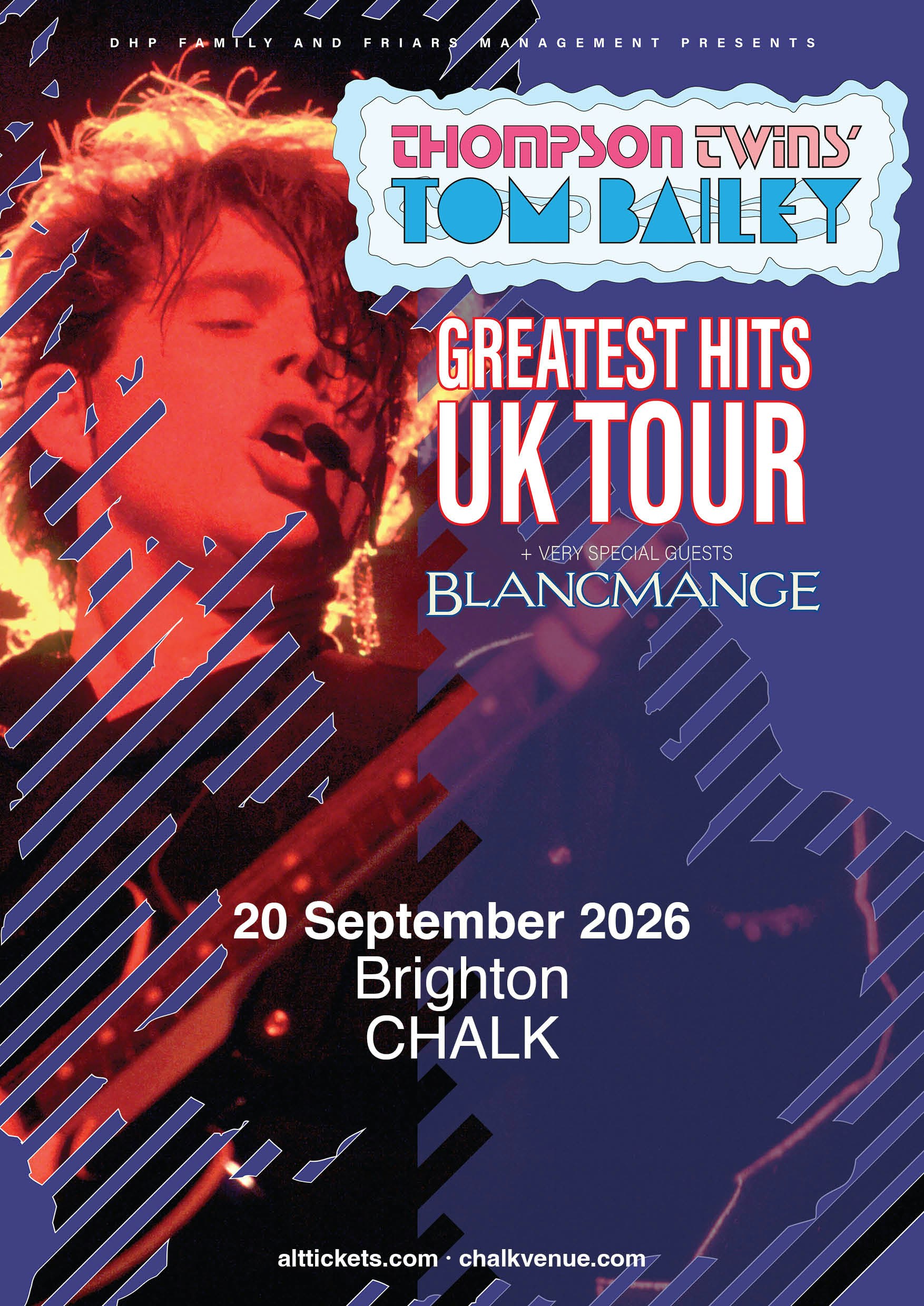 Thompson Twins' Tom Bailey at CHALK, Brighton
