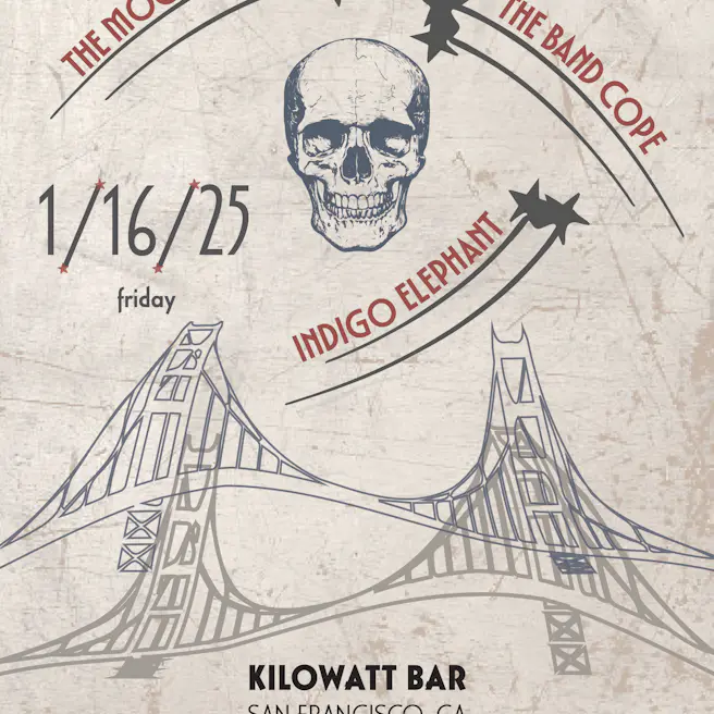 The Moondrops, The Band Cope and Indigo Elephant