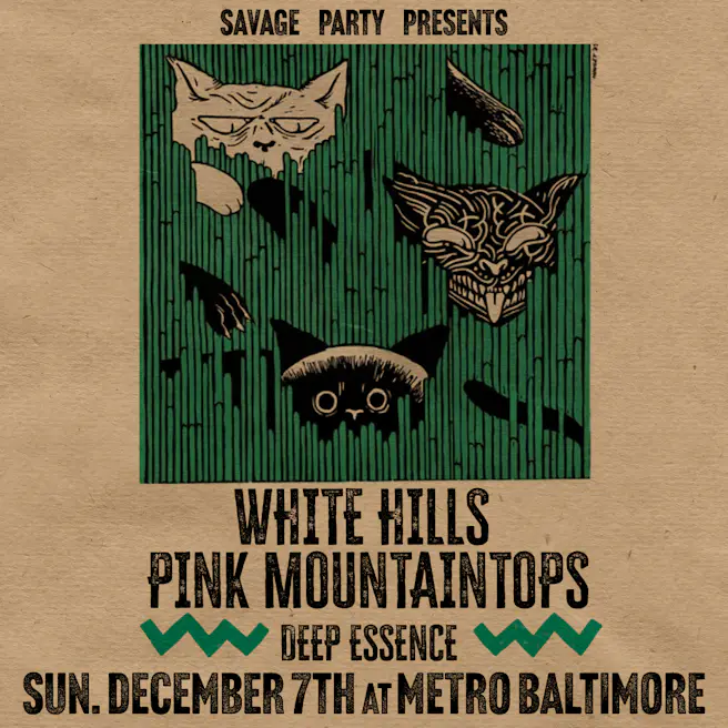 WHITE HILLS + PINK MOUNTAINTOPS w/ Deep Essence