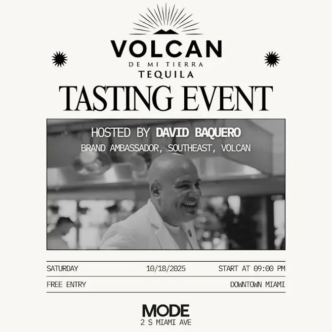 Volcan Tequila Tasting Experience