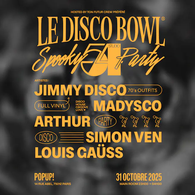 Le Disco Bowl : Halloween Party !
