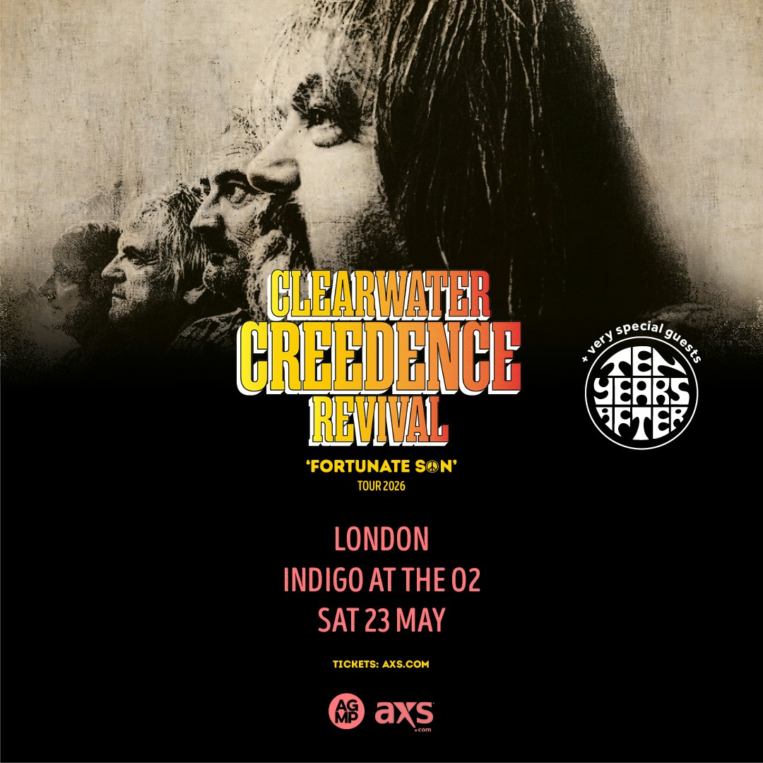Clearwater Creedence Revival + Ten Years After Tickets | £41.50