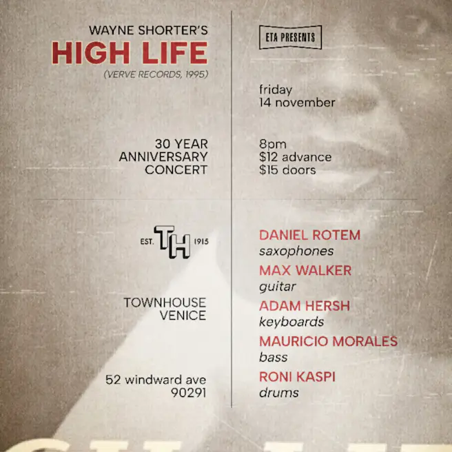 ETA Presents Adam Hersh “High Life” Project