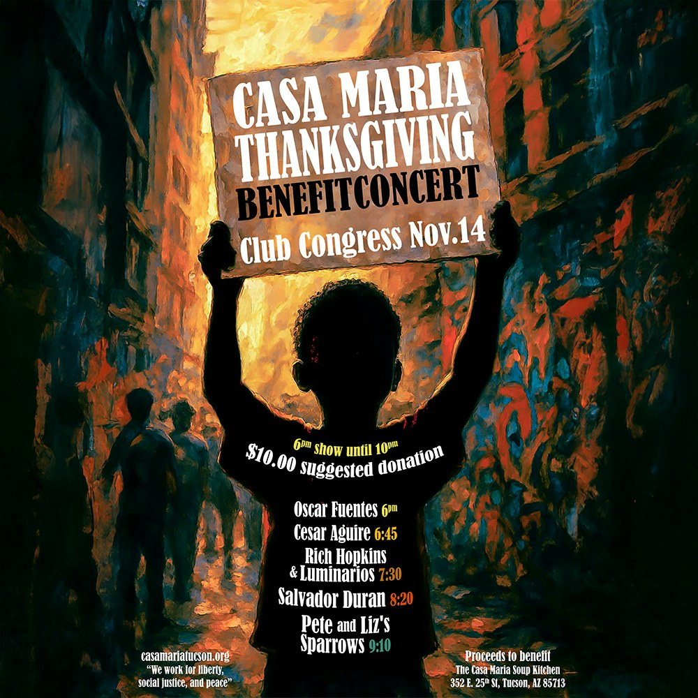 Casa Maria Thanksgiving Benefit Show