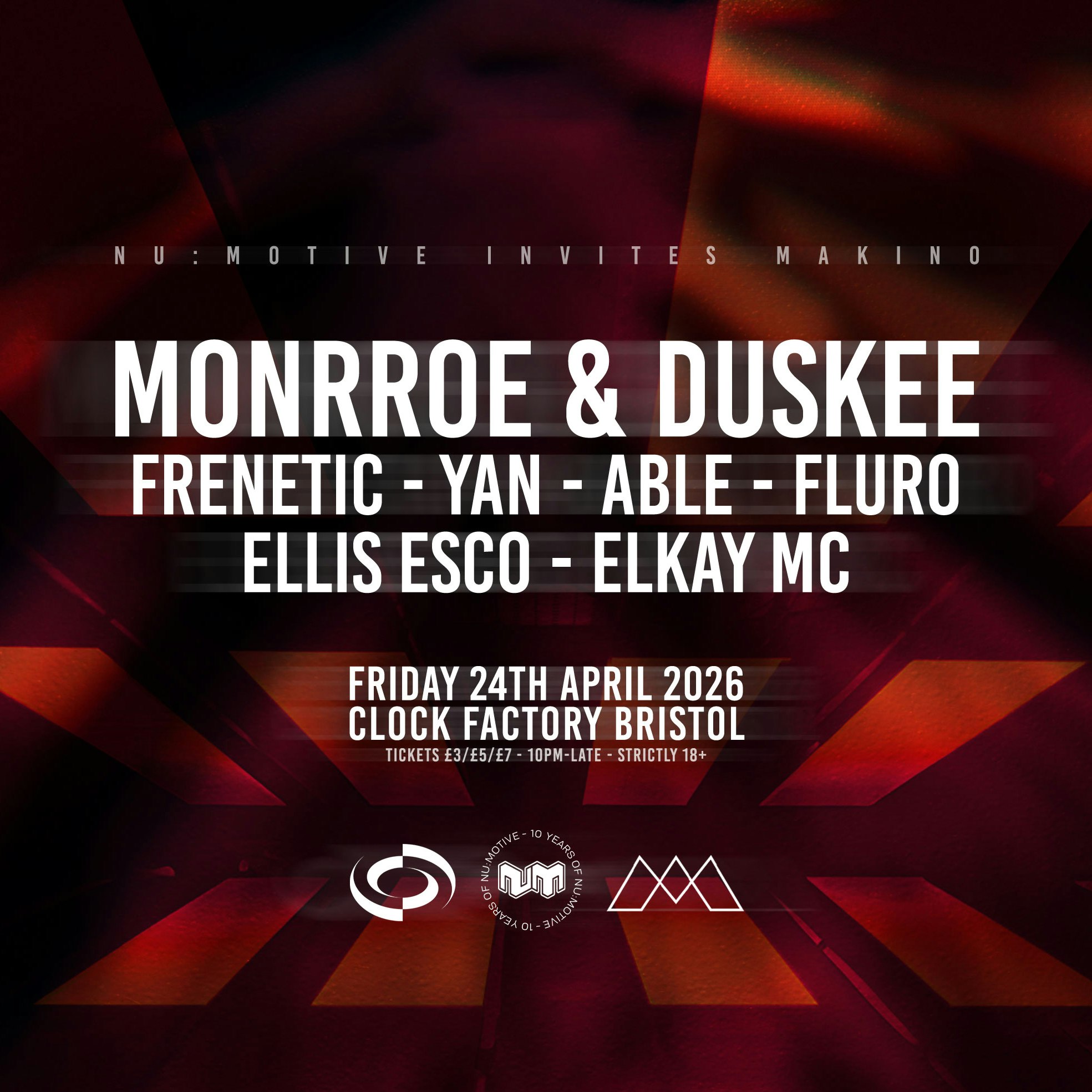 Photo of Nu:Motive Invites Makino: Monrroe & Duskee + More