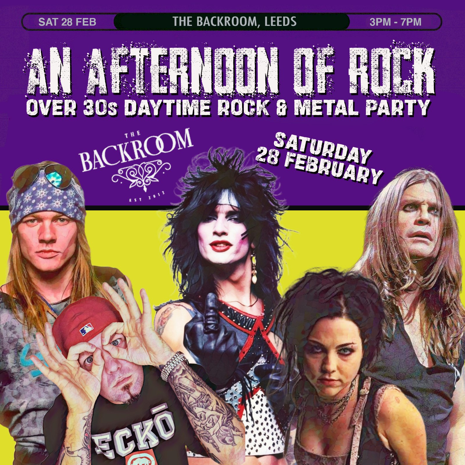 An Afternoon of Rock: LEEDS (Over 30s Only)