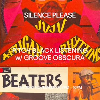 Image for PITCH BLACK LISTENING w/ GROOVE OBSCURA