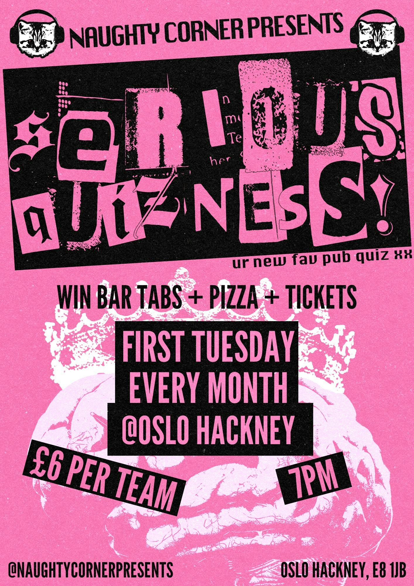 SERIOUS QUIZNESS: THE BEST QUIZ IN THE WHOLE WORLD Tickets | From Free ...