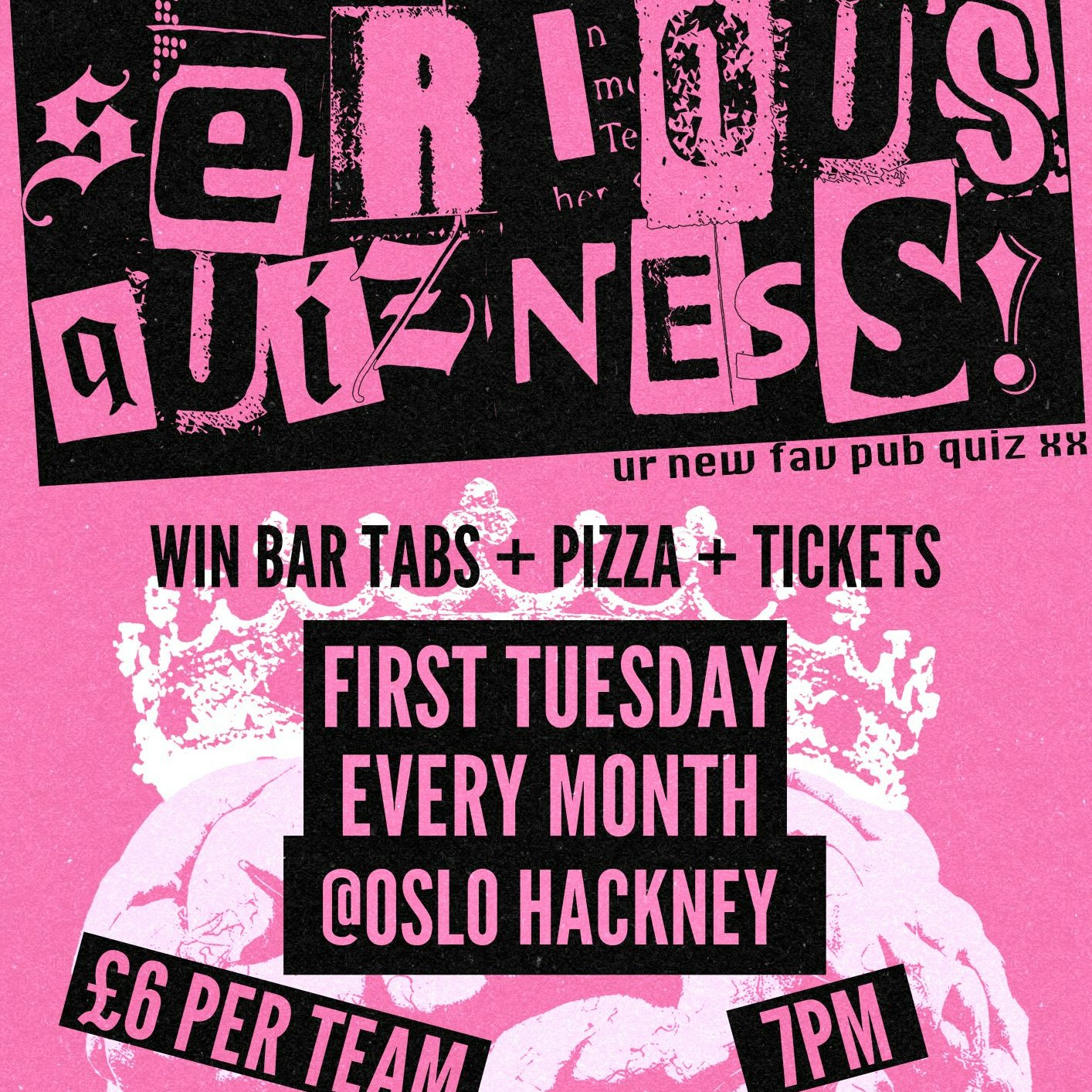 SERIOUS QUIZNESS: THE BEST PUB QUIZ IN THE WHOLE WORLD