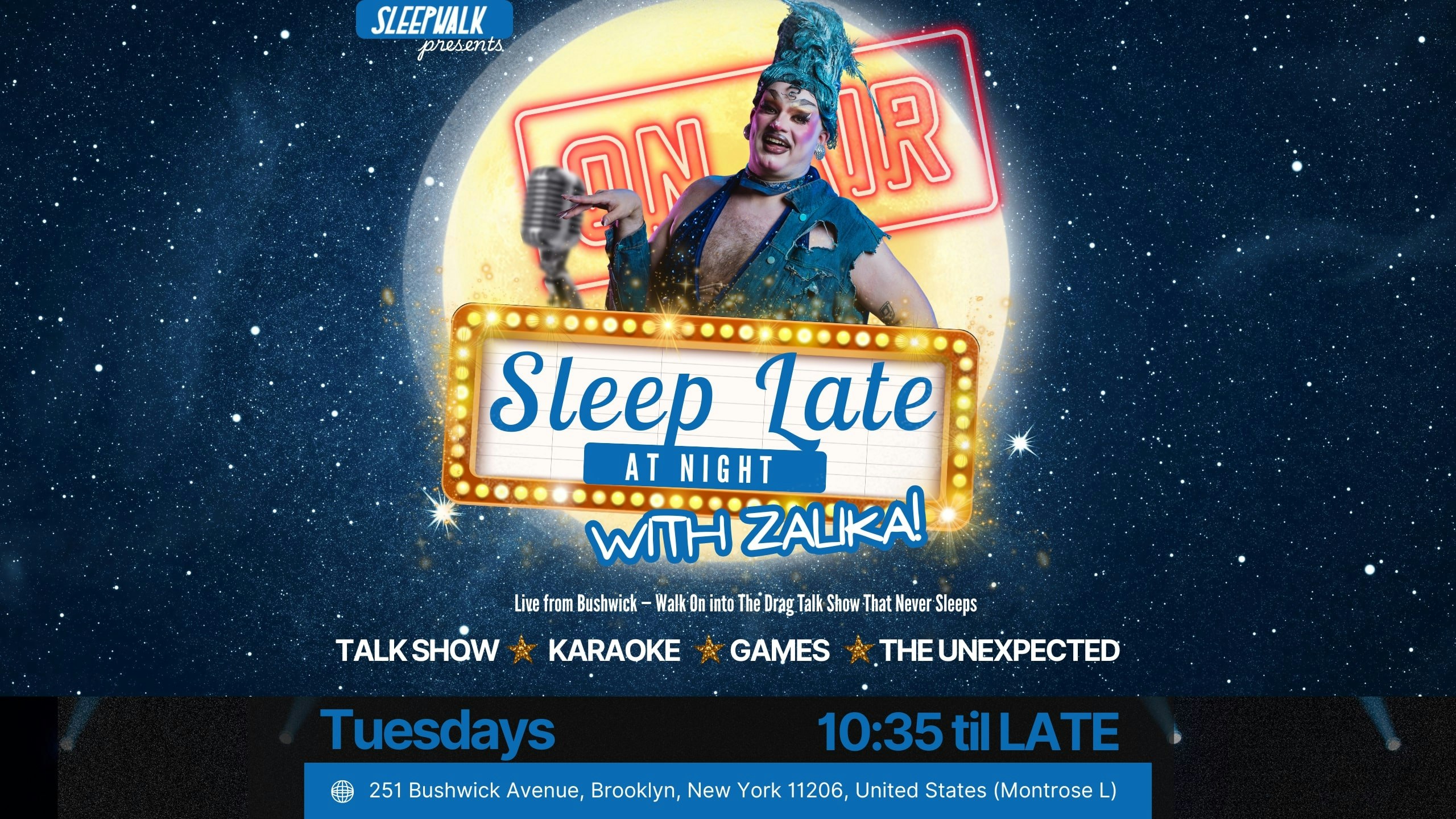 Sleep Late At Night w/ Zalika! Tickets | Free | 30 Dec @ Sleepwalk