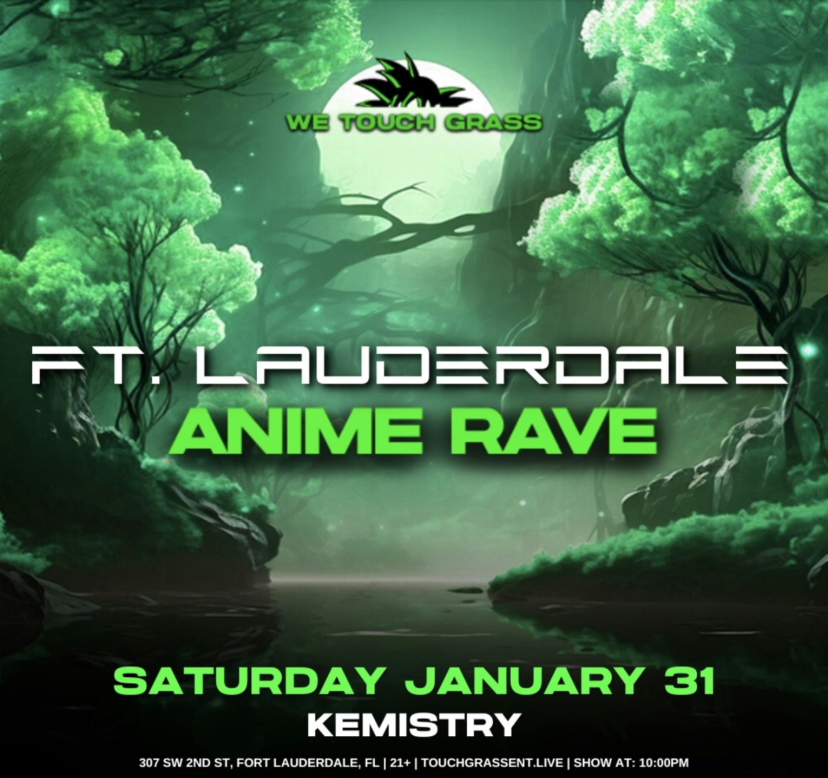 ANIME RAVE Tickets | $26.45 | 31 Jan @ Kemistry, Fort Lauderdale