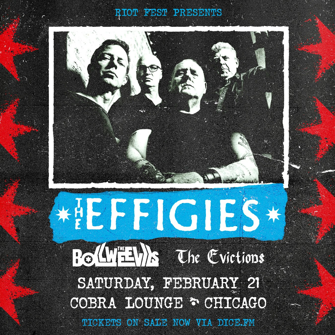 The Effigies / The Bollweevils / The Evictions