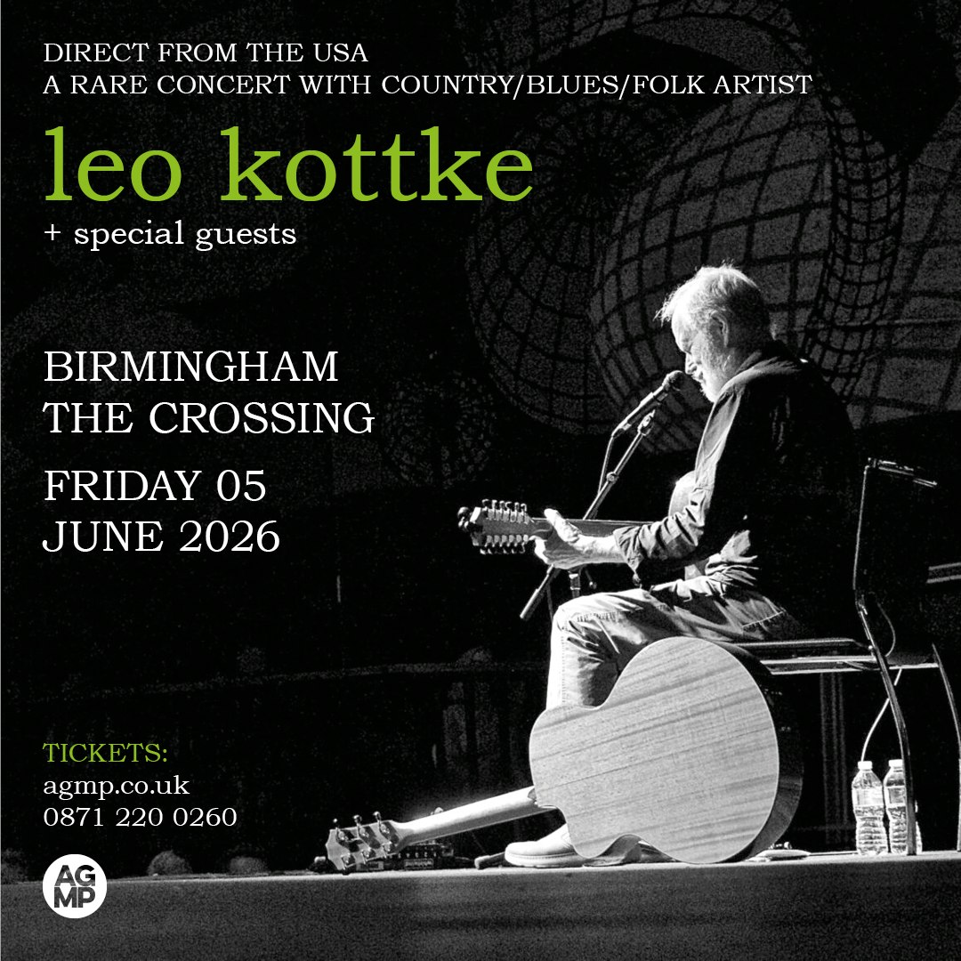 Leo Kottke at The Crossing, Birmingham