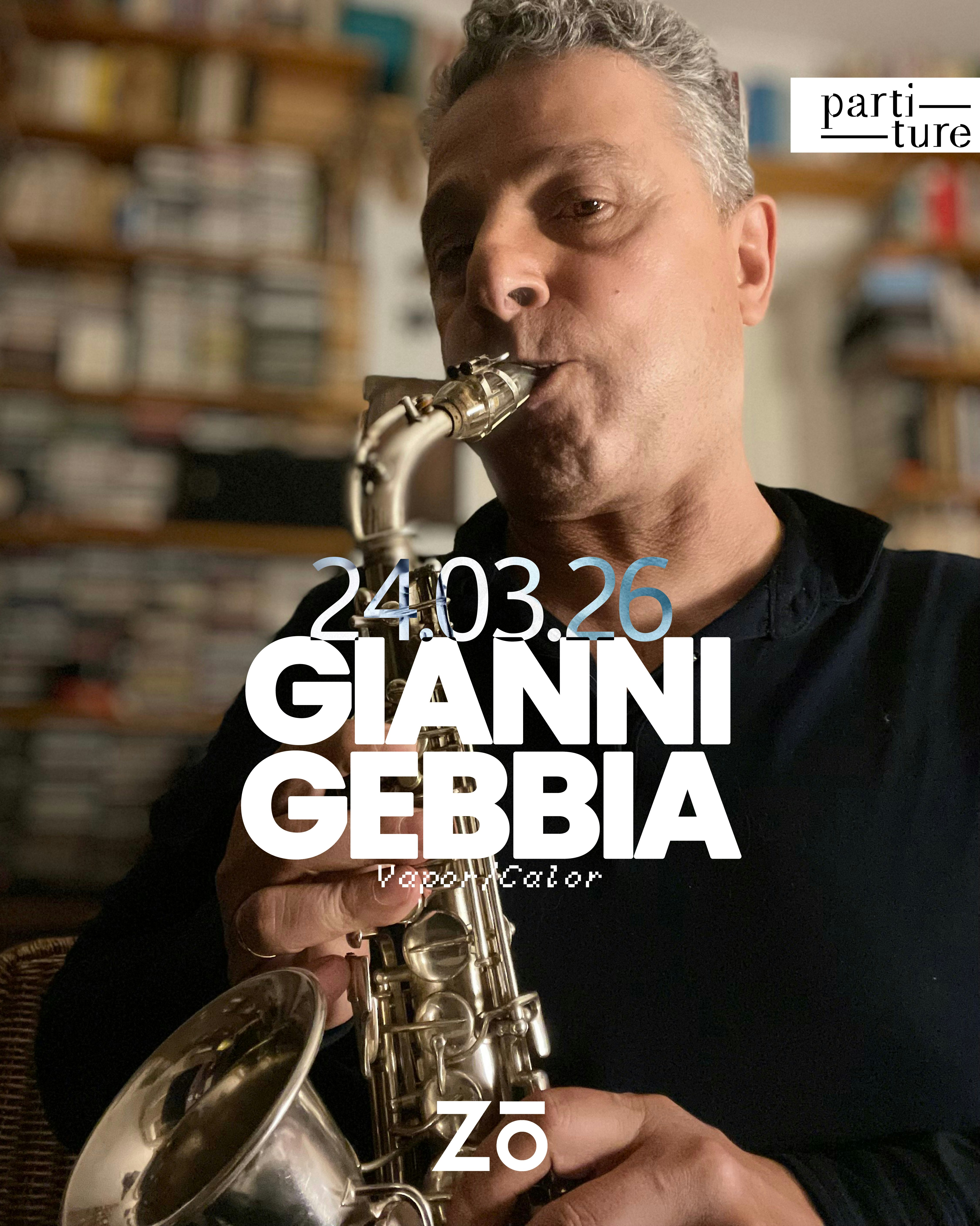 Gianni Gebbia - sleep concert Tickets | €10 | Mar 24 @ Zō Centro
