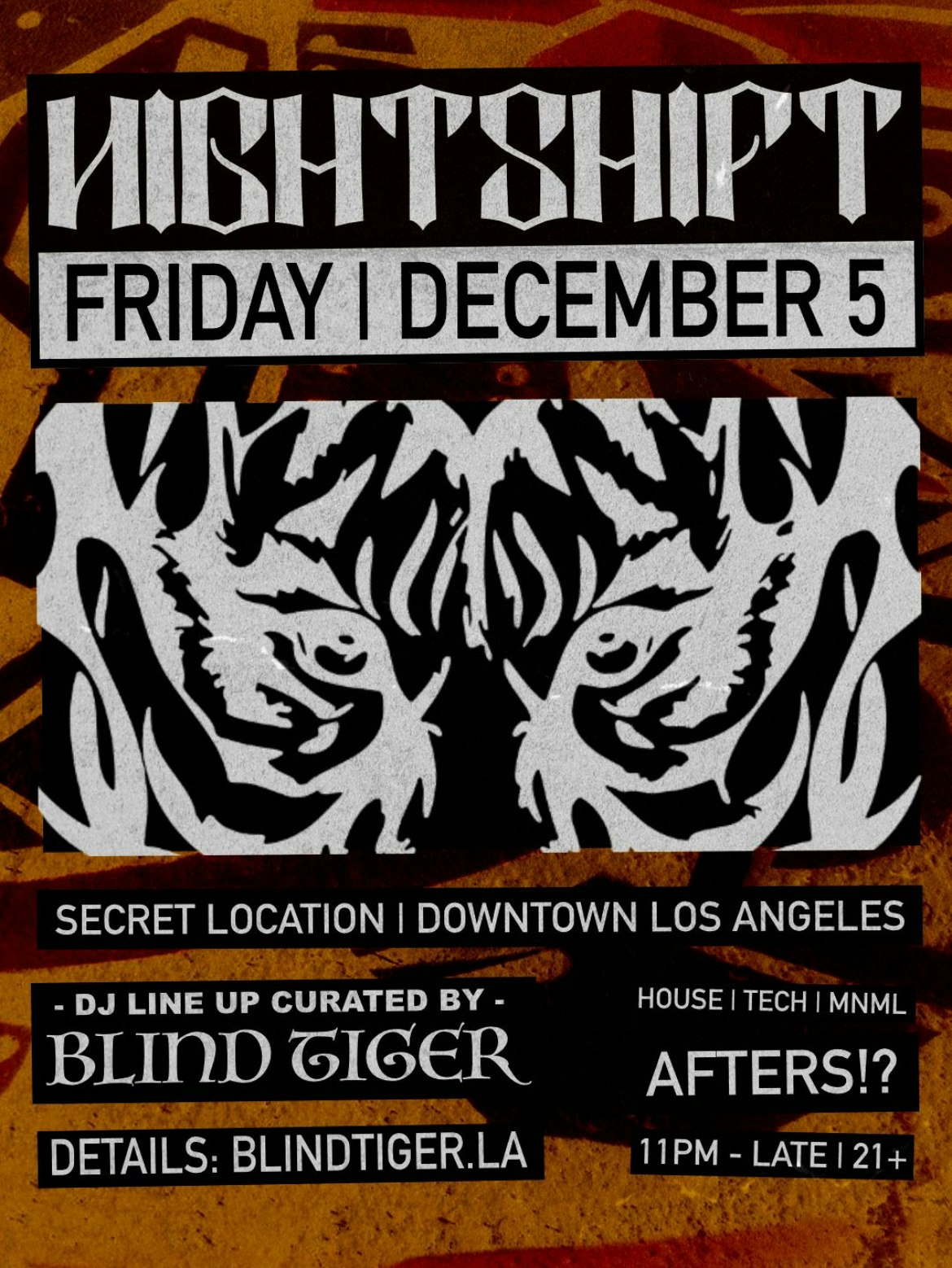 Nightshift Afterhours Tickets | From Free | 5 Dec @ Location TBA