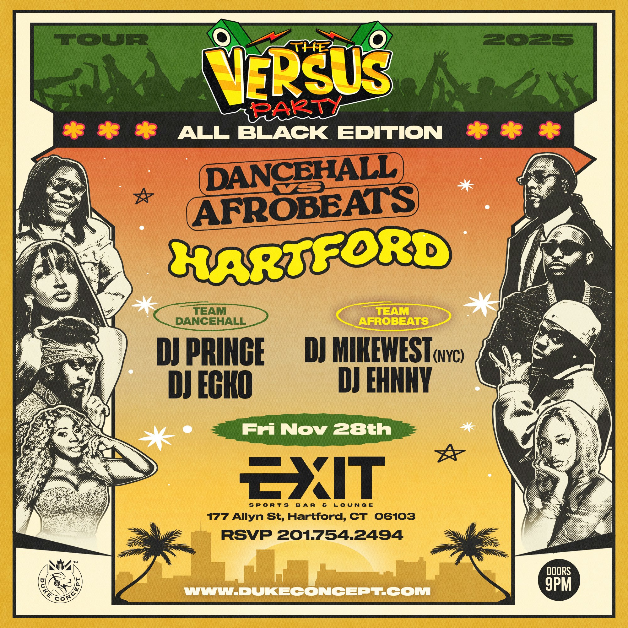 The Versus Party: Dancehall vs Afrobeats – Hartford Tickets