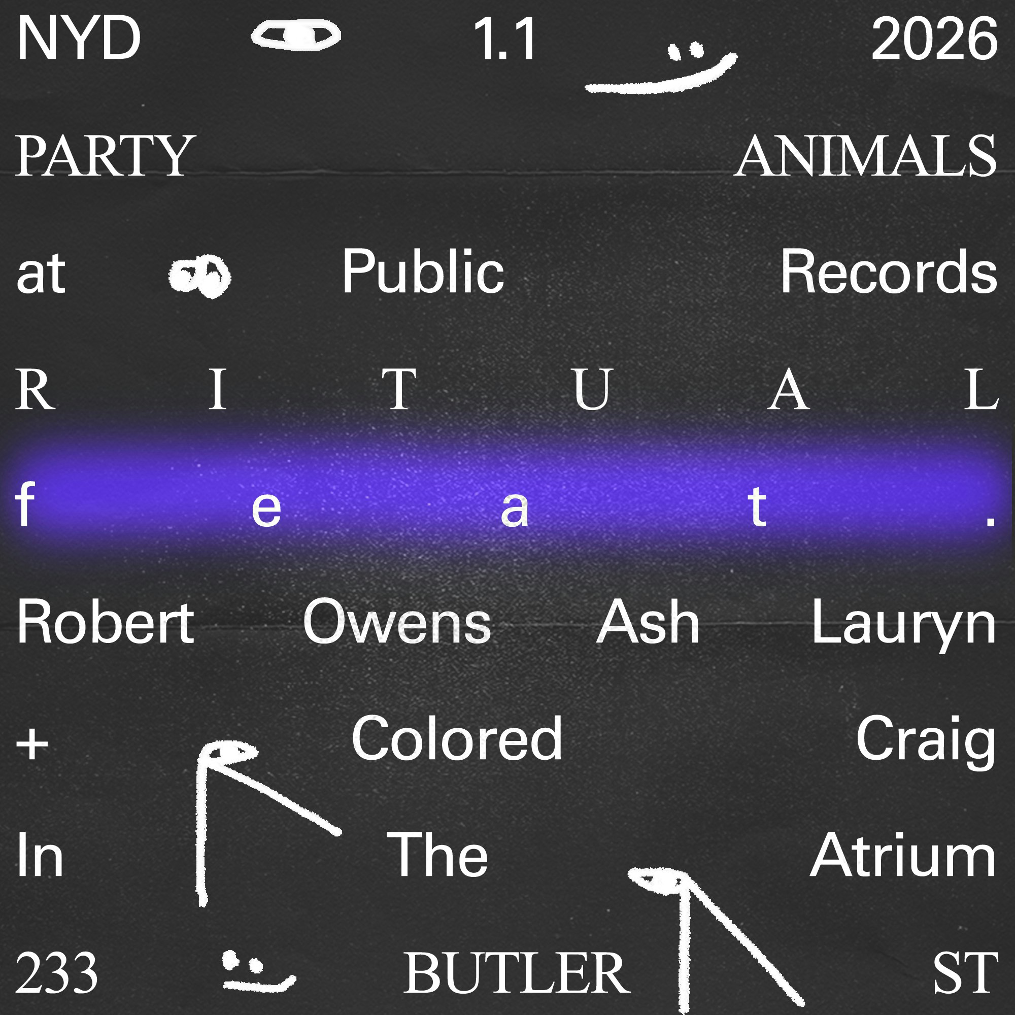 Image for NYD: Ritual w/ Robert Owens + Ash Lauryn + Colored Craig Get tickets