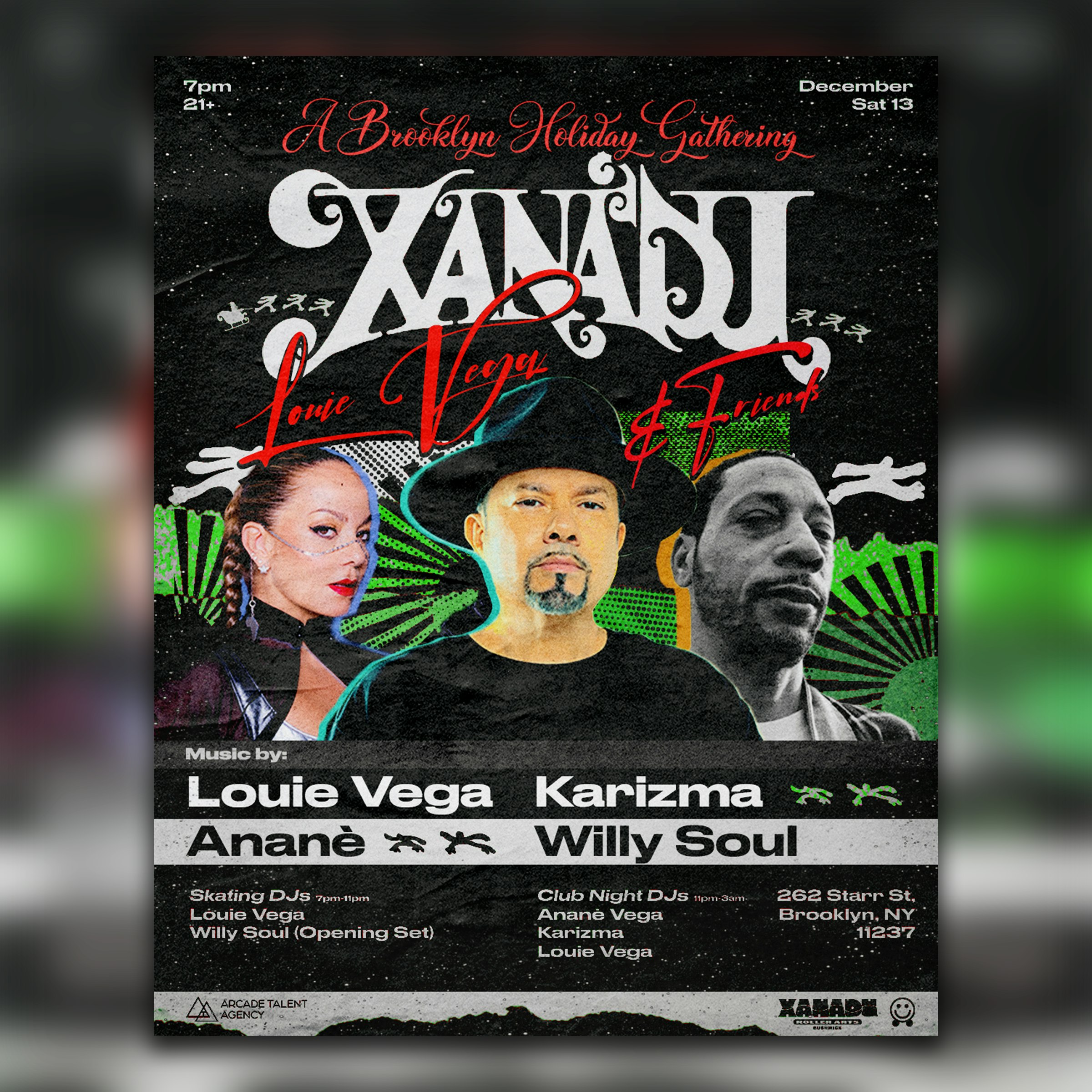 Louie Vega & Friends ft. Karizma, Anané, Willy Soul (skate+club