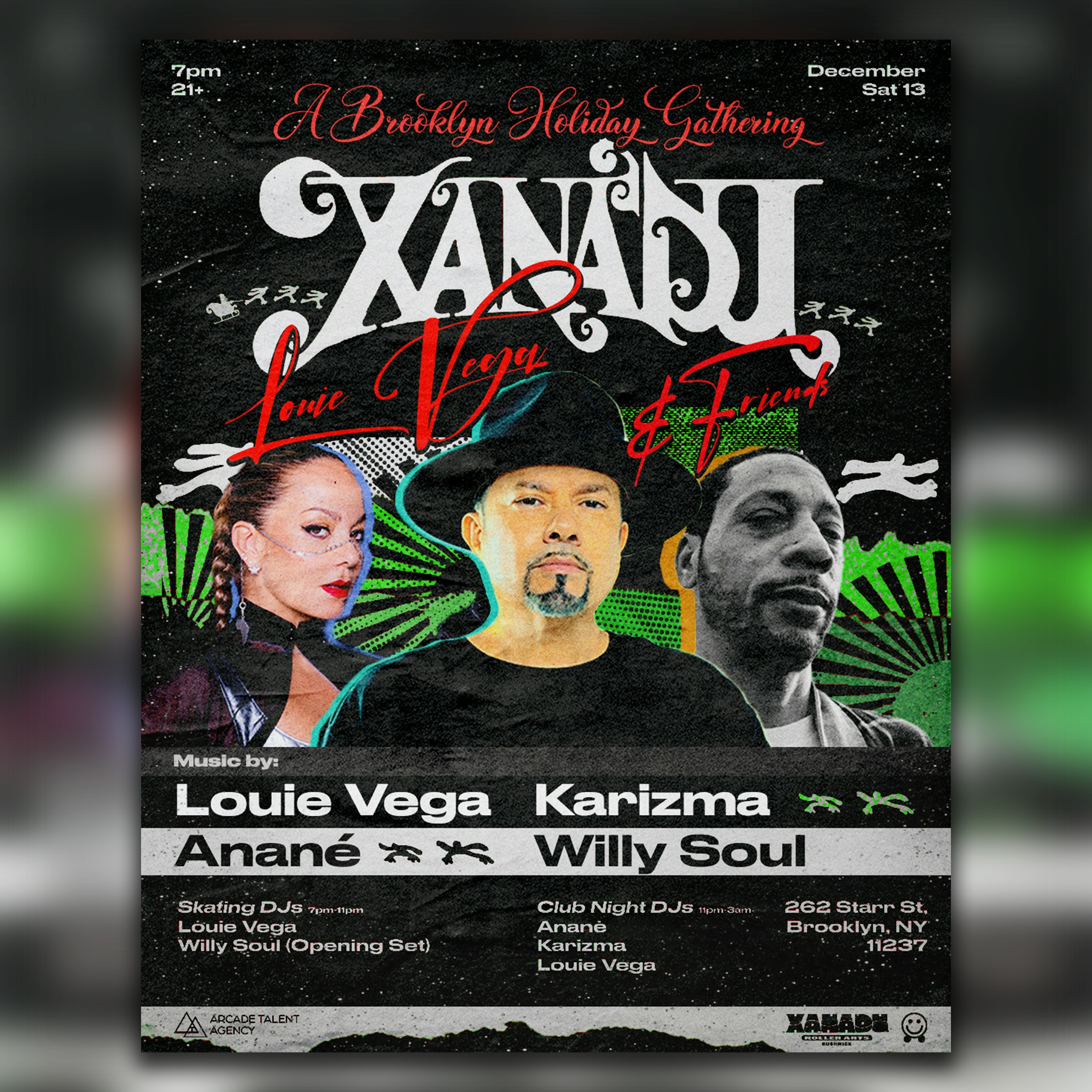 Louie Vega & Friends ft. Karizma, Anané, Willy Soul (skate+club