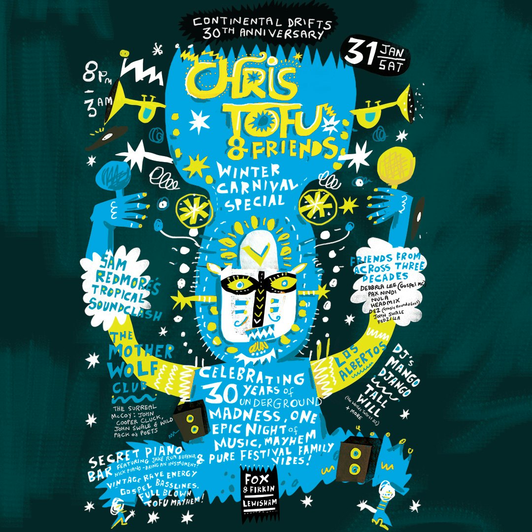 DJ Chris Tofu & Friends - The Winter Carnival Tickets | £16.38