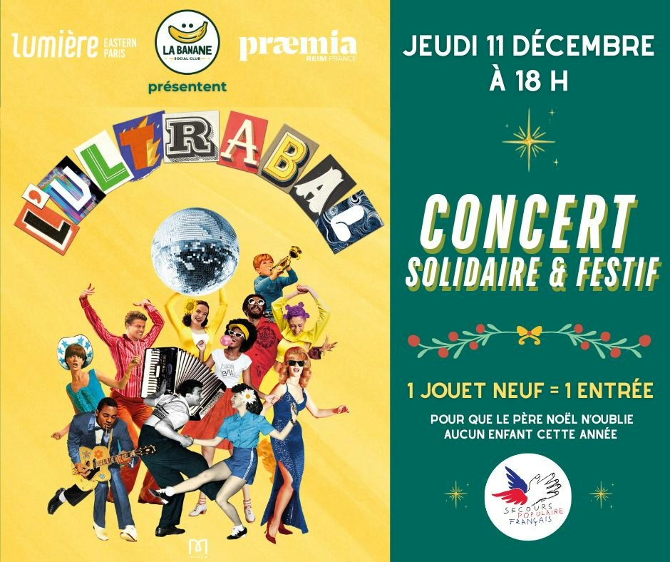 CONCERT SOLIDAIRE ET FESTIF DE L’UTRABAL Billets | Gratuit | 11 déc ...