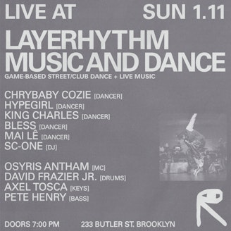 Image for LayeRhythm: Music and Dance