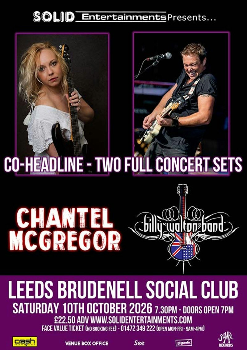 Chantel McGregor & Billy Walton Band at Brudenell Social Club, Leeds