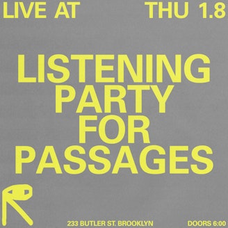 Image for Listening Party for Passages