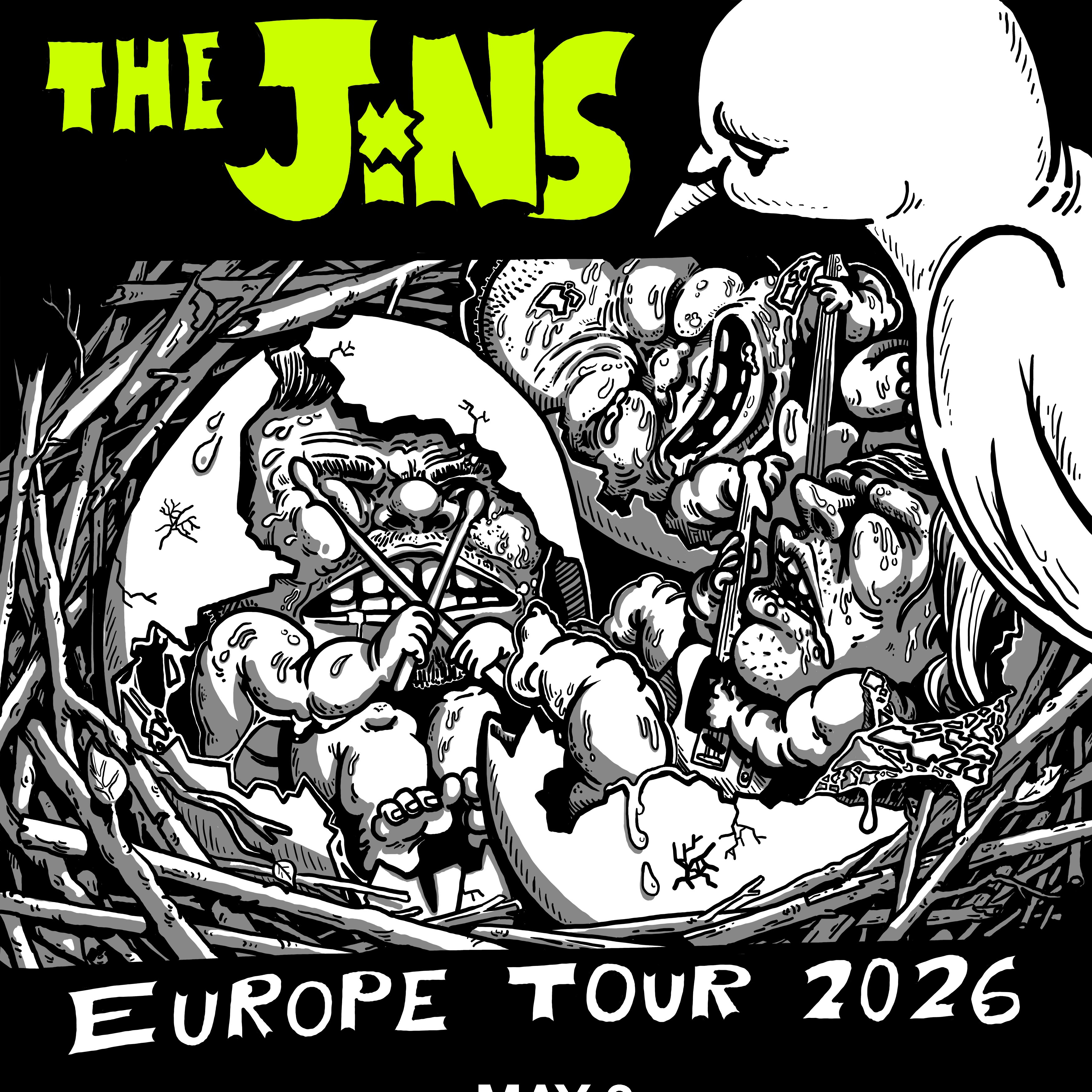 The Jins / Ganser - Techno-Party am So 3 Mai im Neue Zukunft