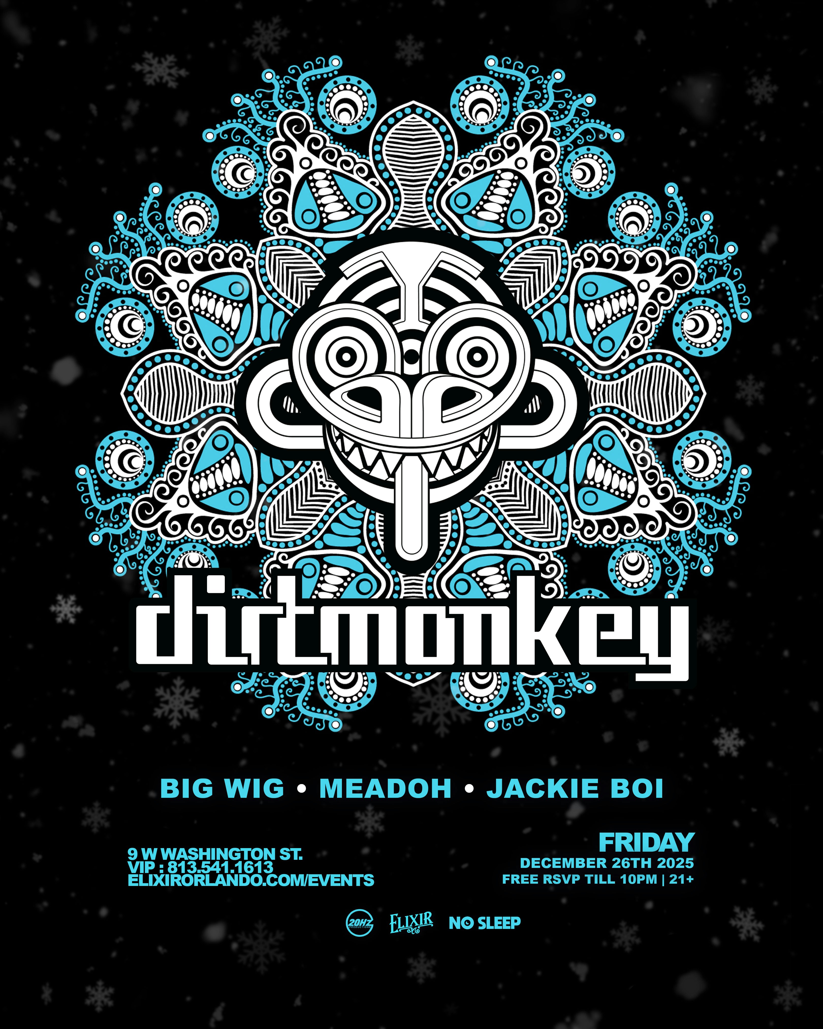 Dirt Monkey: Orlando Tickets | From Free | 26 Dec @ Elixir Orlando
