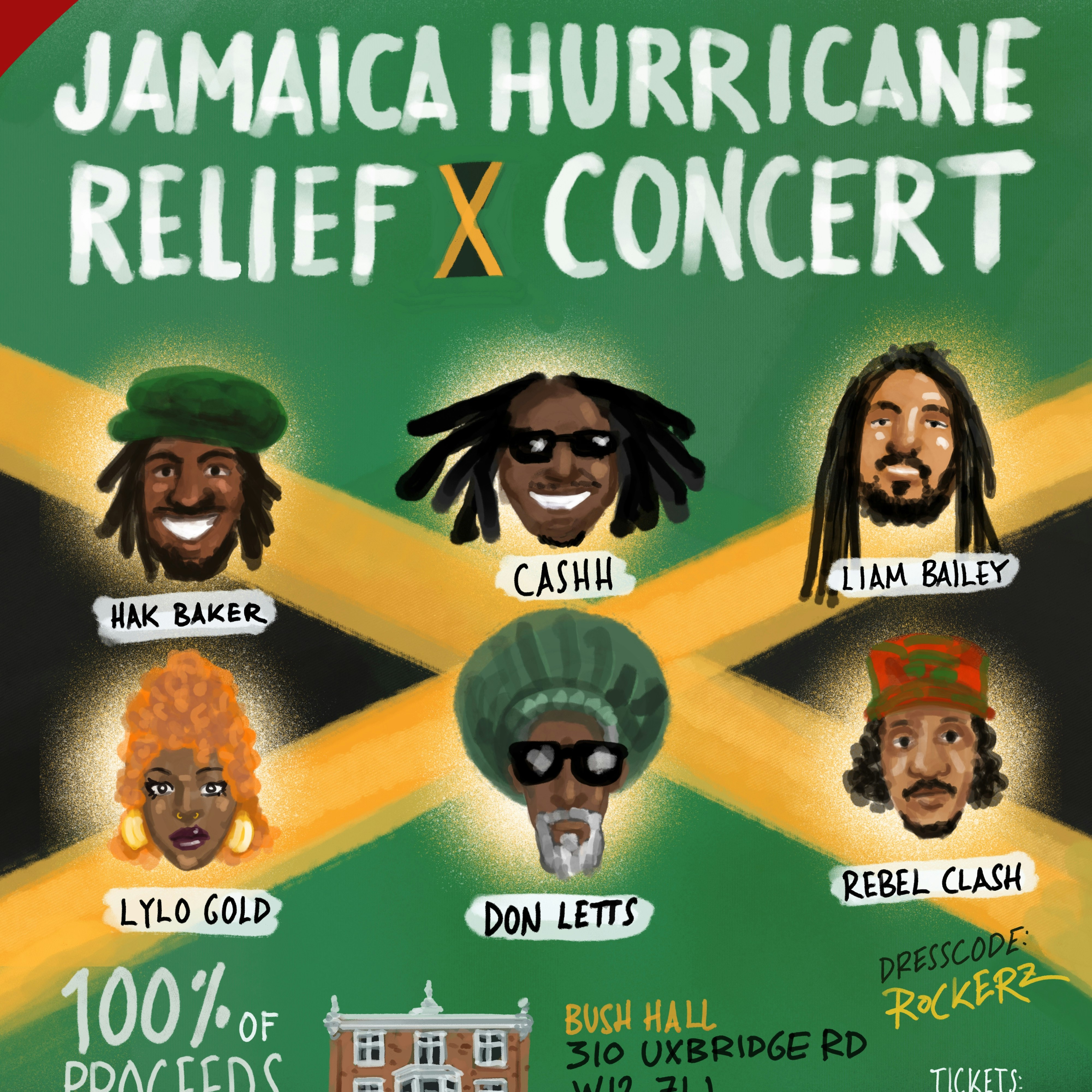 Jamaica Hurricane Relief with Hak Baker & Friends