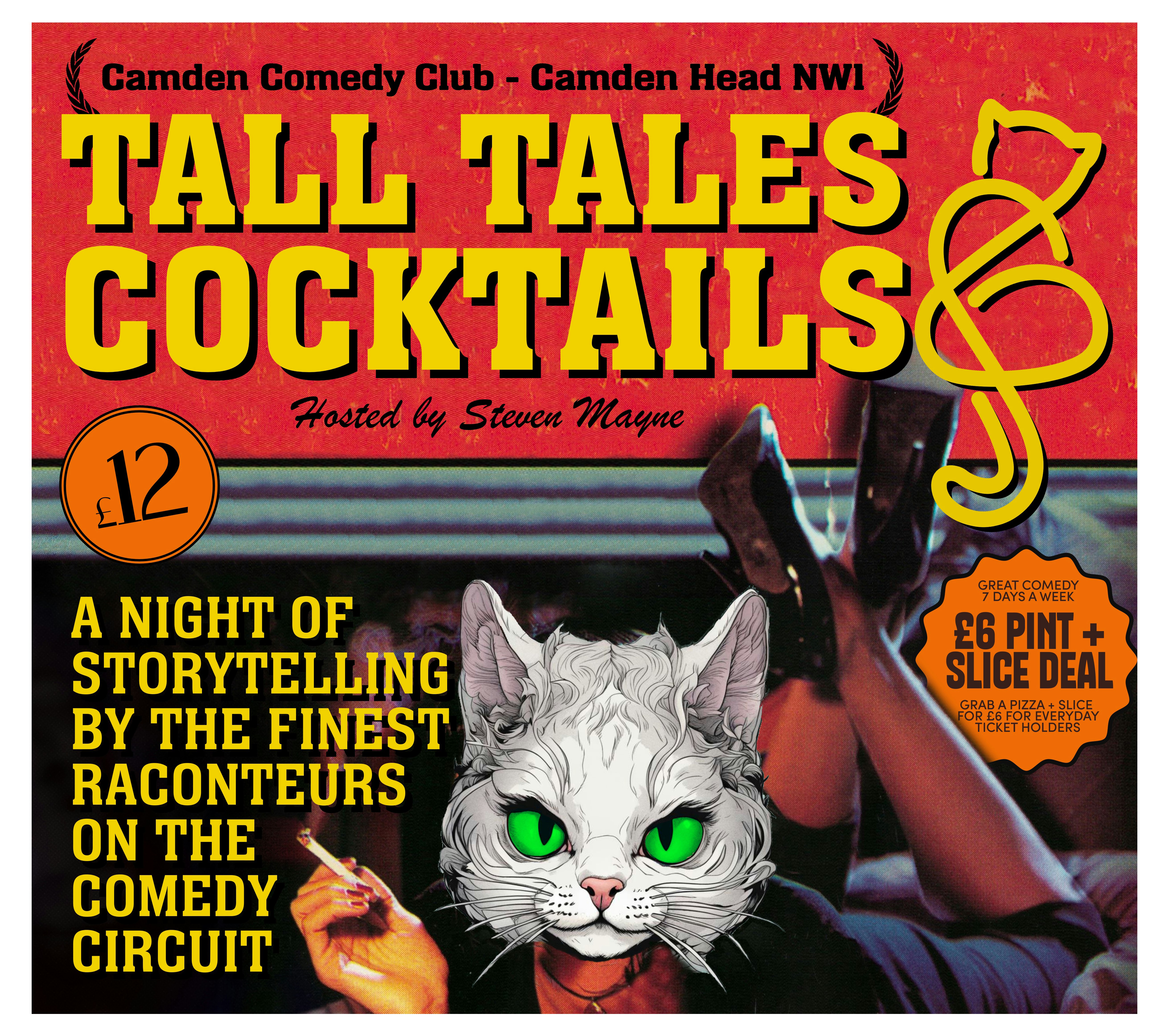 Tall Tales & Cocktails at Camden Comedy Club, London