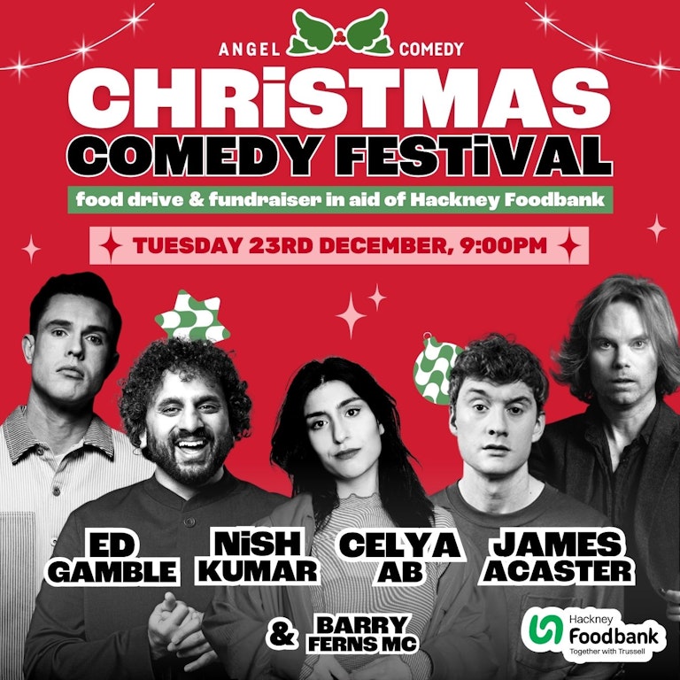 Christmas Comedy Festival - James Acaster, Ed Gamble & Nish Kumar! at The Bill Murray - Angel Comedy Club