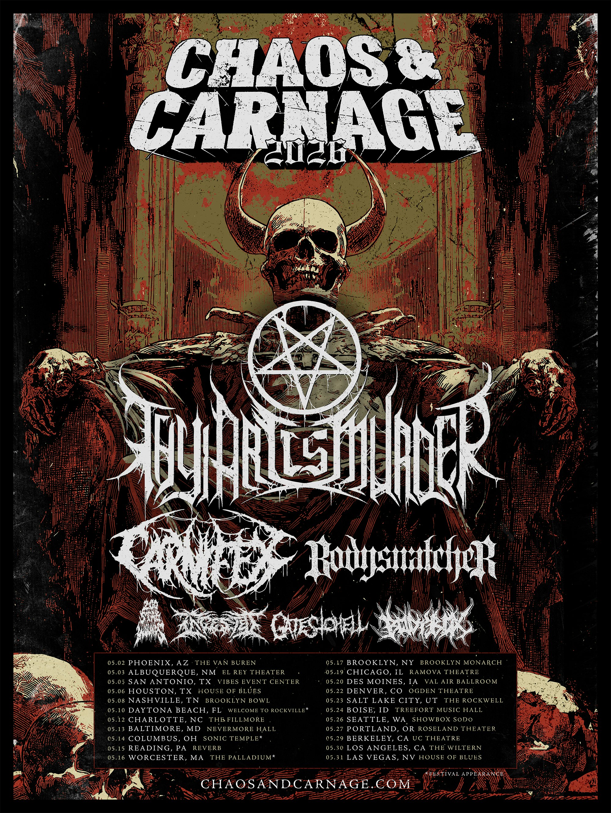 CHAOS & CARNAGE 2026 Tickets | From $49.97 | May 24 @ Treefort