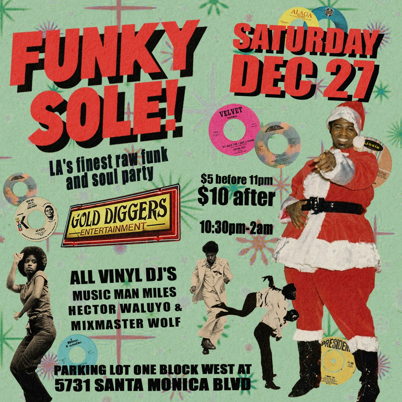 Funky Sole Tickets | $6.18 | Dec 27 @ Gold-Diggers, Los Angeles | DICE