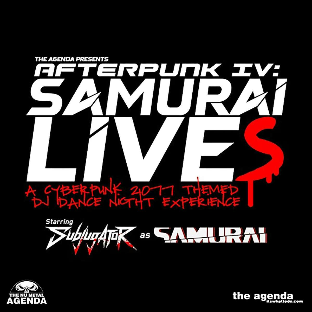 Afterpunk IV: Samurai Lives Tickets | $20.60 | 10 Jan @ 1720, Los