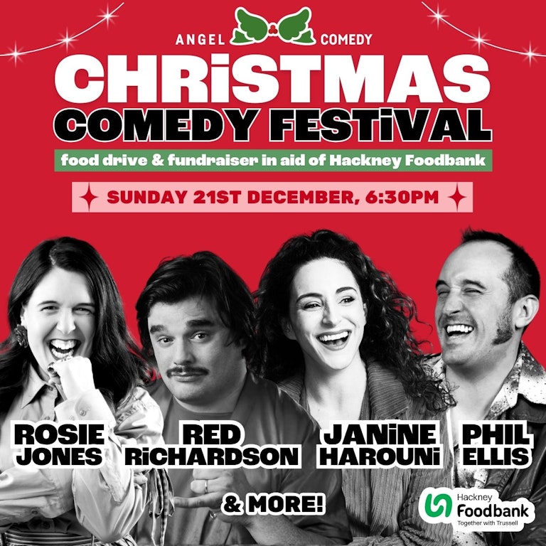 Christmas Comedy Festival - Rosie Jones, Red Richardson & Janine Harouni! at The Bill Murray - Angel Comedy Club
