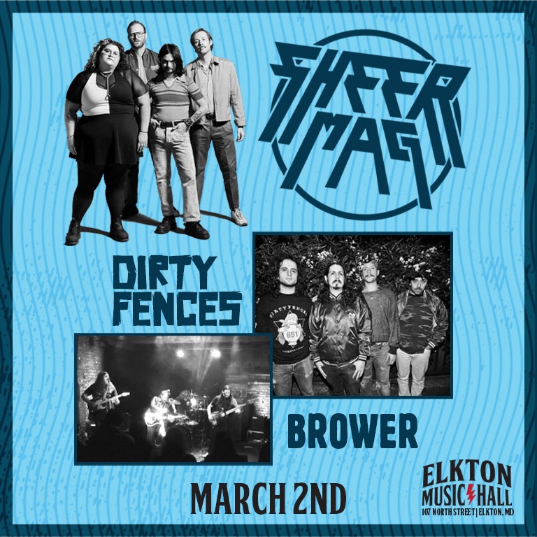 Photo of Sheer Mag w/special guests Dirty Fences & Brower