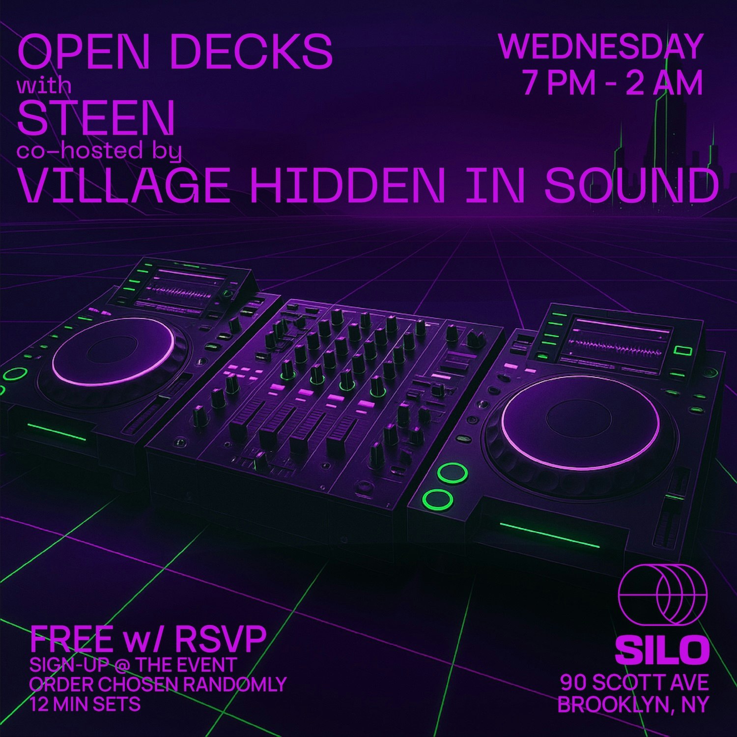 Photo of Open Decks w/ Steen & Village Hidden in Sound