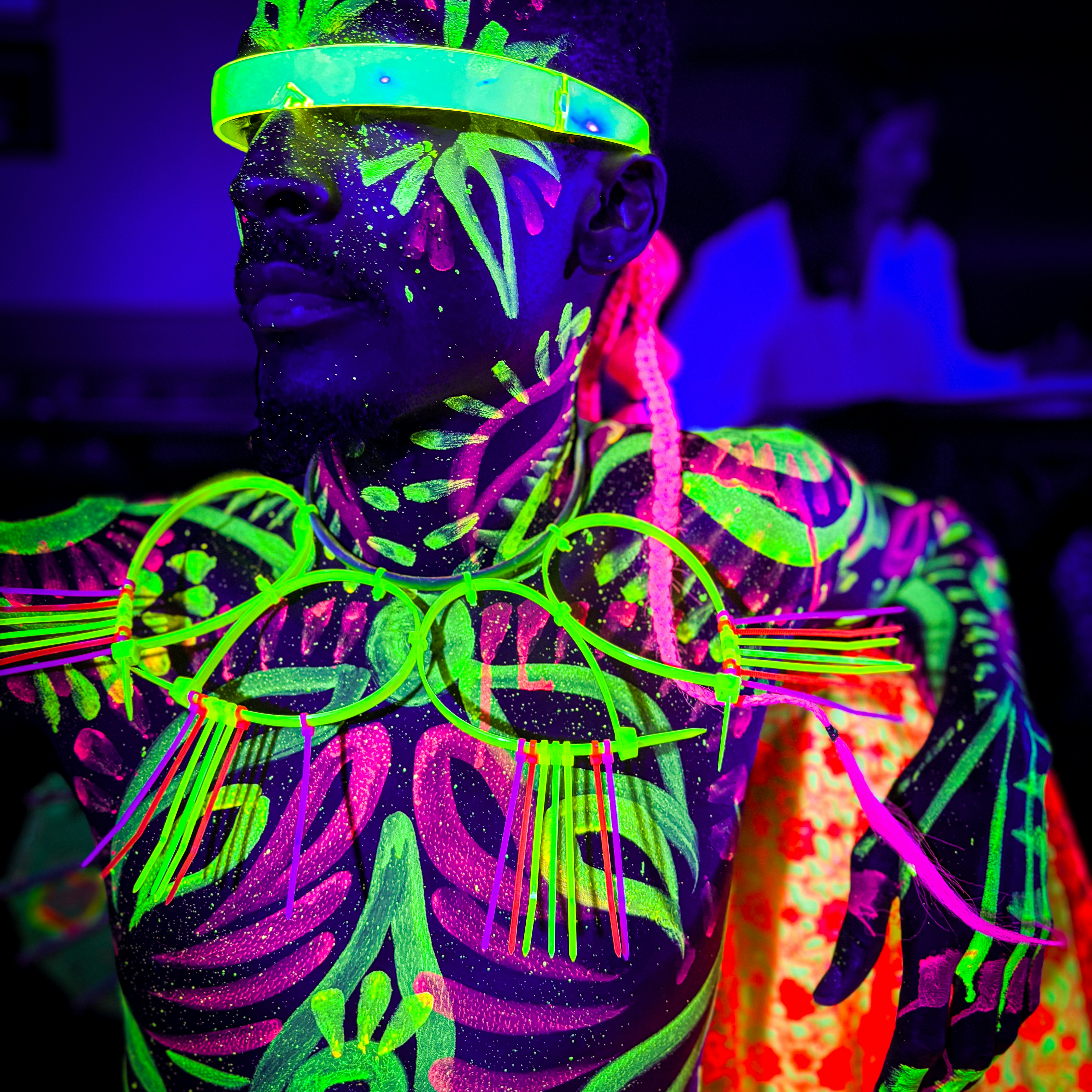 Neon Naked Life Drawing | UV Art Experience