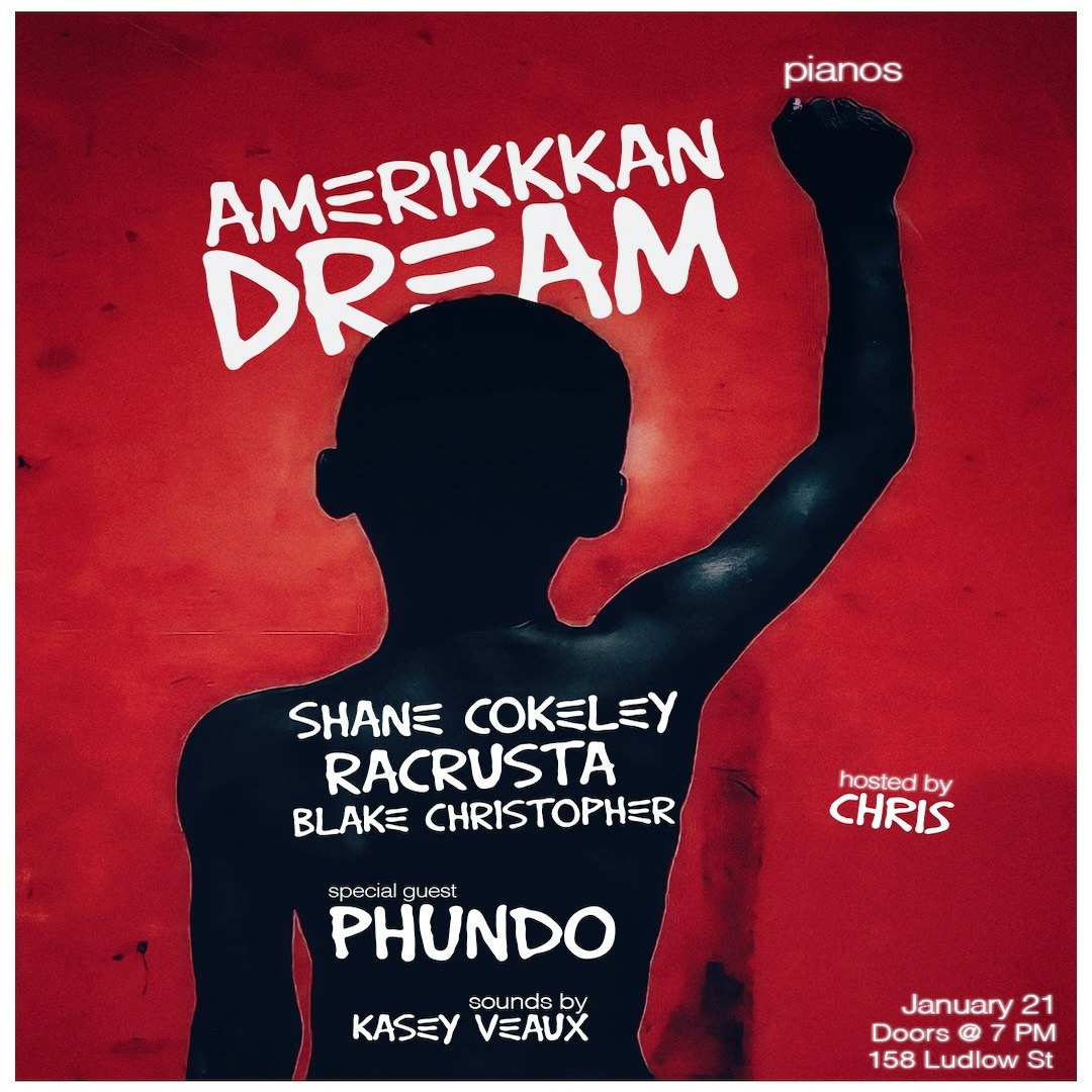 SHANE COKELEY / RACRUSTA / BLAKE CHRISTOPHER / PHUNDO