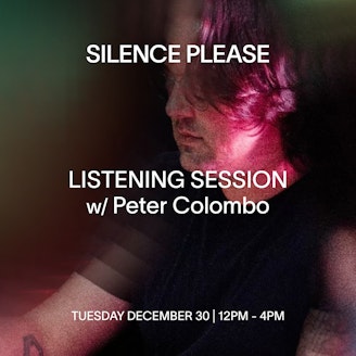Image for Listening Session w/ Peter Colombo