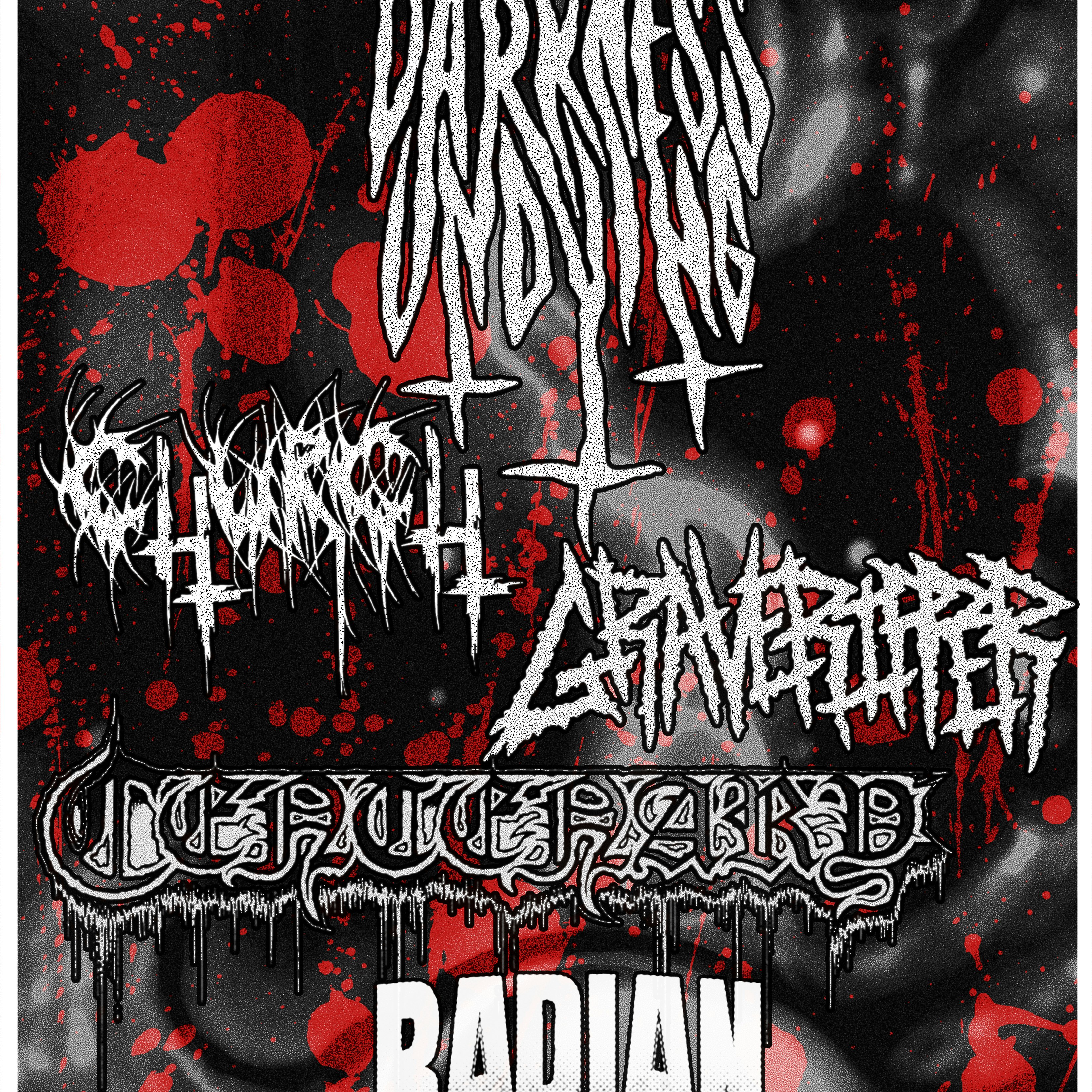 Photo of Graveripper, Centenary, Radian, Darkness Undying, Church