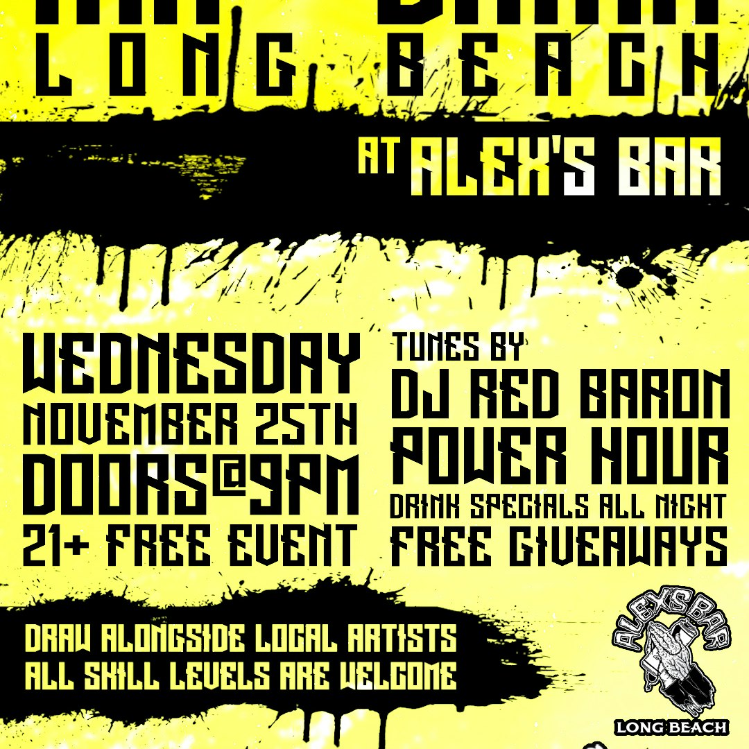 INK AND DRINK with DJ RED BARON