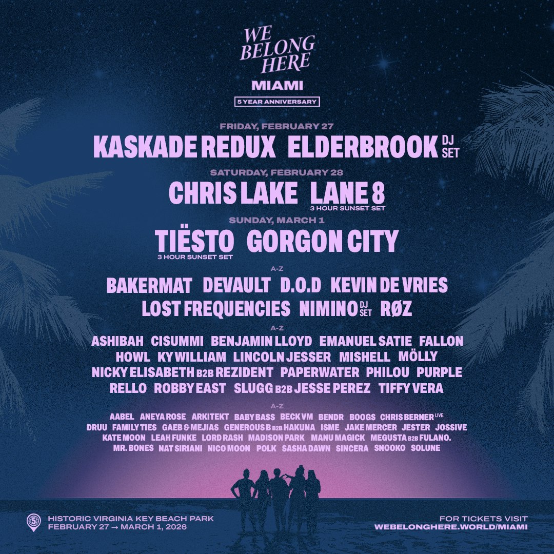 Photo of We Belong Here: Miami 2026 (ALL WEEKEND)